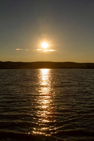 sunrise & waterの写真素材