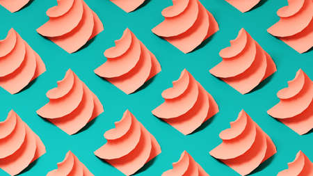 3d Geometric Pattern Banner Light and Shadow. Abstraction background. Volumetric bright texture. 3d renderingの写真素材