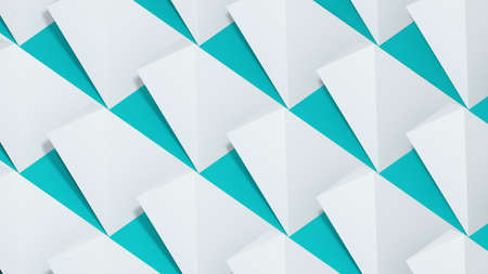 3d Geometric Pattern Banner Light and Shadow. Abstraction background. Volumetric bright texture. 3d renderingの写真素材