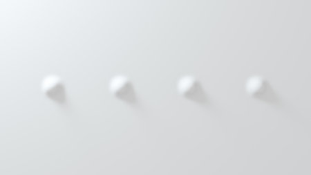 White convex background made of anti-aliased geometry. 3d renderingの写真素材