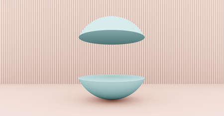 3d rendering background with abstract podium and wall scene background.