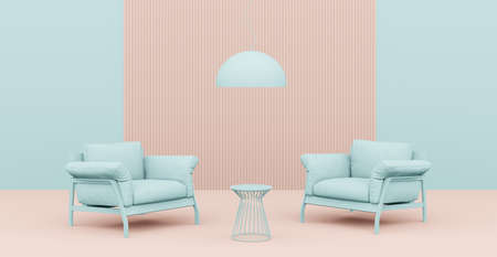 3d Abstract interior. Interior template.の写真素材