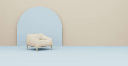 3d Abstract interior. Interior template.の写真素材
