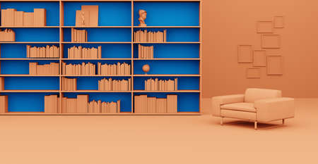 3d Abstract interior. Interior template.の写真素材