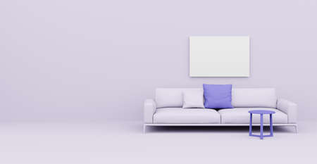 3d Abstract interior. Interior template.の写真素材