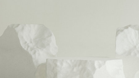 This is an abstract textured white background featuring organic and creative forms and patternsの写真素材