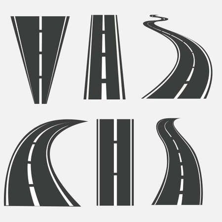 Road illustrationのイラスト素材