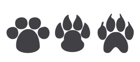 paw setのイラスト素材