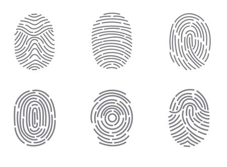 finger printのイラスト素材