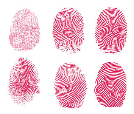 finger printのイラスト素材