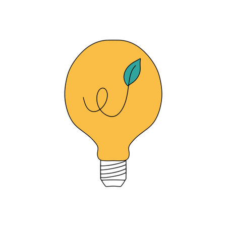 ESG concept. Environmental sustainability, renewable energy, bioenergy. Vector illustration in flat styleのイラスト素材