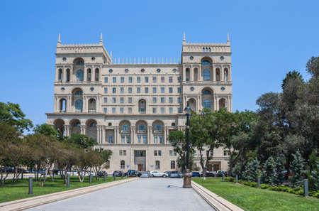 Government building of the Azerbaijan republicの写真素材