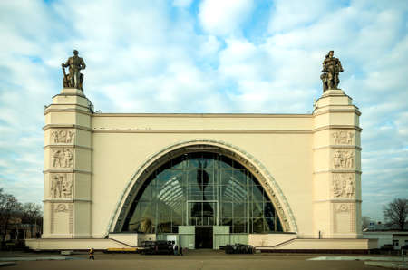 SPACE Pavilion, the exhibition center in Moscowのeditorial素材