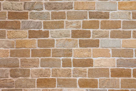 New neat masonry made of good shell blocks