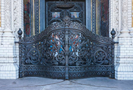 Sea (Nicholas) Cathedral, Anchor square. Kronstadt, St. Petersburg, Russia. 25 September 2017の写真素材