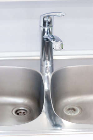 Interior of bathroom with sink basin faucet. Modern design of bathroom.の写真素材
