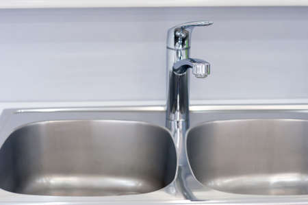 Interior of bathroom with sink basin faucet. Modern design of bathroom.の写真素材