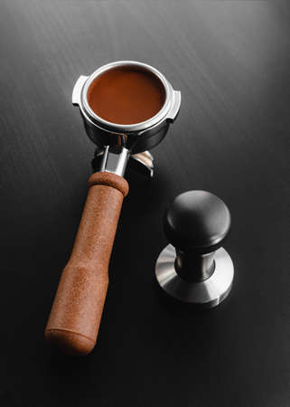 tempera and holder, equipment for making freshly brewed coffee.の写真素材