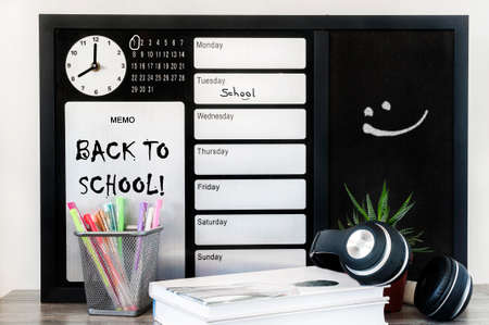 Concept of the day of knowledge. Back to school.の写真素材