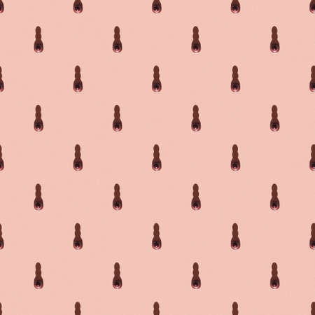 Patterns on a pink background. Chess pieces.の写真素材