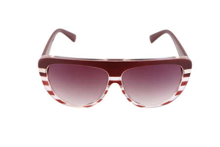 sunglasses with brown glasses isolated backgroundの写真素材