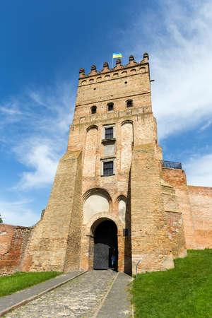 entry into the Lutsk Castleの写真素材