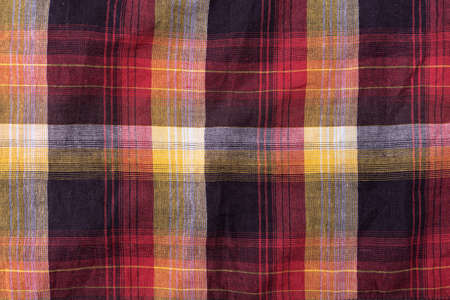 Textile background crumpled in the box, cowboy styleの写真素材