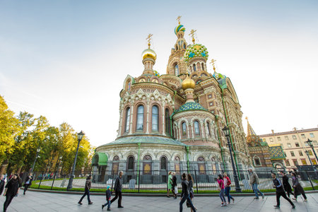 Cathedral of Our Savior on Spilled Blood, 14 September 2016, Saint-Petersburg, Russia