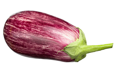 Eggplant Graffiti isolated on white background cutout. Aubergine.の写真素材