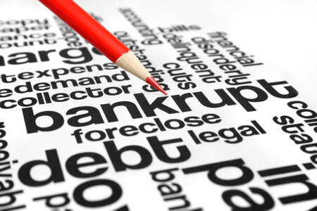 Bankruptの写真素材