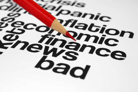Bad finance newsの写真素材