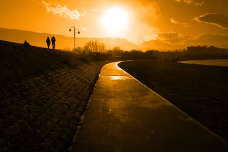 Road to nowhereの写真素材