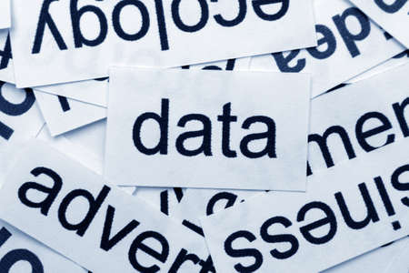 Data word cloudの写真素材