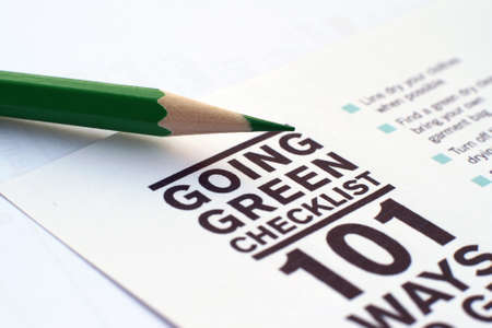 Going green checklist