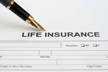 Life insuranceのeditorial素材