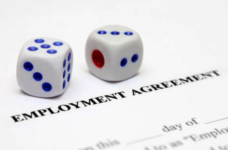 Employment agreement のeditorial素材