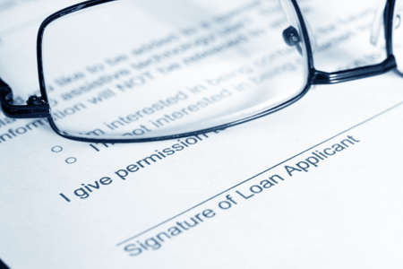 Loan applicationのeditorial素材