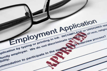Employment applicationのeditorial素材
