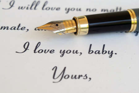 Love letterのeditorial素材