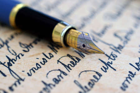 Old letterのeditorial素材