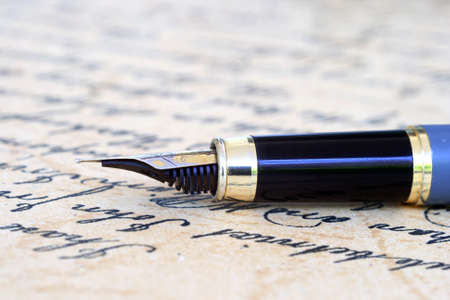 Old letterのeditorial素材