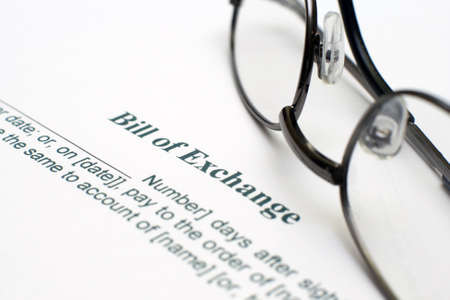 Bill of exchangeのeditorial素材