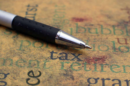 Tax conceptの写真素材