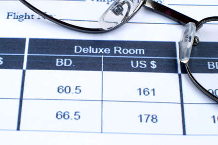 Hotel reservation formのeditorial素材