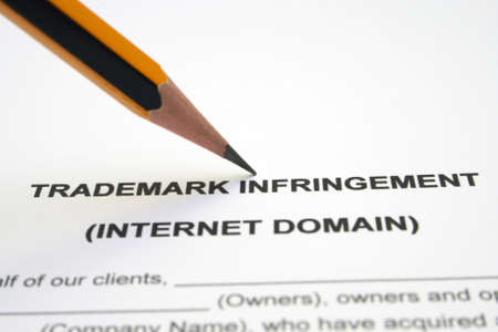 Trademark infringementの写真素材
