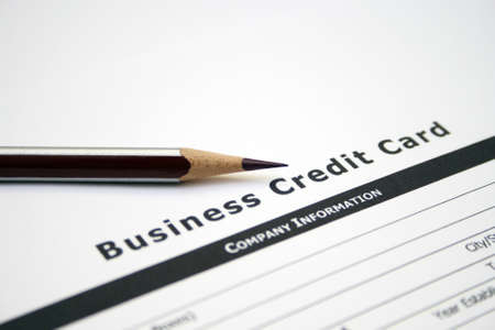 Business credit card applicationの写真素材