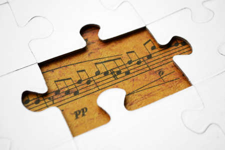 Music puzzleの写真素材