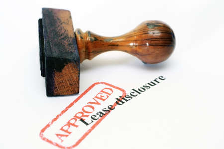 Lease disclosureの写真素材