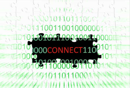 Internet connection concept
