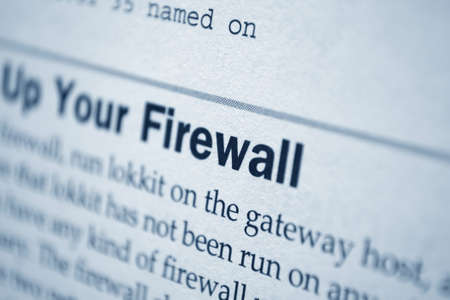 Firewallの写真素材